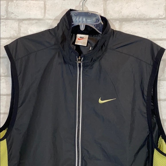 Vintage 90s Nike Black Track Gilet Sz M - Picture 3 of 13